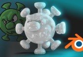 Dibuja y Esculpe tu COVID para Impresión 3d en Blender 2.8X