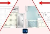 Photoshop- Convert Plan Elevations Into Realistic Renders