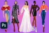 Digital Fashion Illustration with Adobe Photoshop