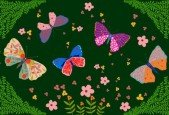 Draw Butterly and Floral Simple Garden with Procreate