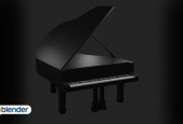 Making a Piano - Blender 3D Modeling
