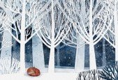 Forest Watercolour Negative Space in Procreate Brushes Incl
